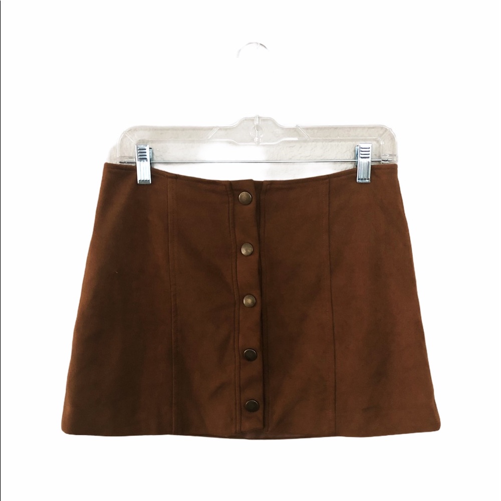 LF Japonica Suede Mini Skirt